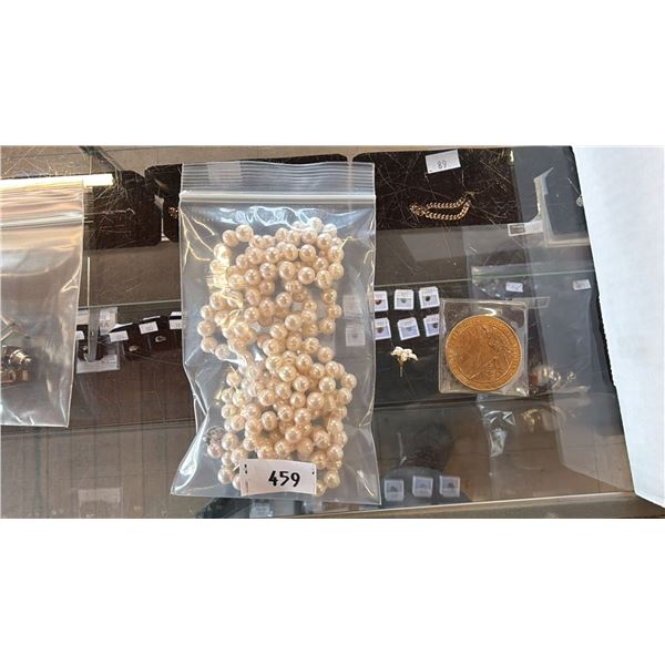 MISC. JEWELRY (3 ITEMS) (6.6G SILVER CONTENT)
