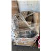 Image 2 : PALLET OF ASSTD. WICKER FURNITURE PIECES & WINDSHIELD WIPERS *WORKING CONDITION UNKNOWN/MAY BE