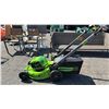 Image 1 : GREENWORKS PRO 80V 21" CORDLESS LAWN MOWER W/GRASS CATCHER BAG *NO BATTERIES/NO CHARGER/WORKING