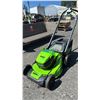 Image 2 : GREENWORKS PRO 80V 21" CORDLESS LAWN MOWER W/GRASS CATCHER BAG *NO BATTERIES/NO CHARGER/WORKING