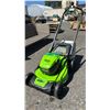 Image 2 : GREENWORKS PRO 80V 21" CORDLESS LAWN MOWER W/GRASS CATCHER BAG *NO BATTERIES/NO CHARGER/WORKING