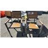 Image 1 : (2) ARMED PATIO CHAIRS *WORKING CONDITION UNKNOWN/MAY BE MISSING PARTS & OR PIECES*