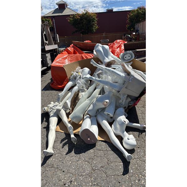 PALLET OF ASSTD. MANNEQUIN PIECES *MUST TAKE ALL ON PALLET*