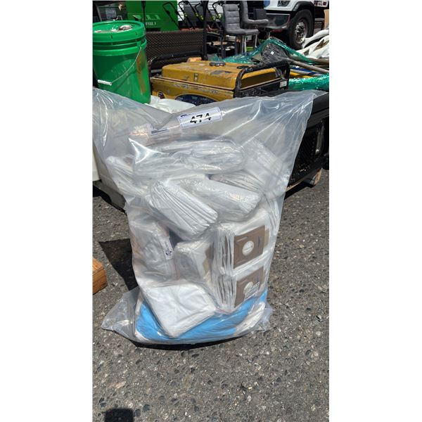 LARGE BAG OF HIGH EFFICIENCY VACUUM DUST BAGS FOR ECOVACS DEEBOT T8 ROBOT VACCUMS