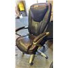 Image 2 : SERTA LEATHER OFFICE CHAIR *NEEDS CLEANING*