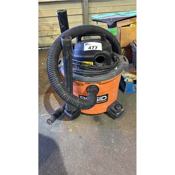 RIDGID WET/DRY VACUUM