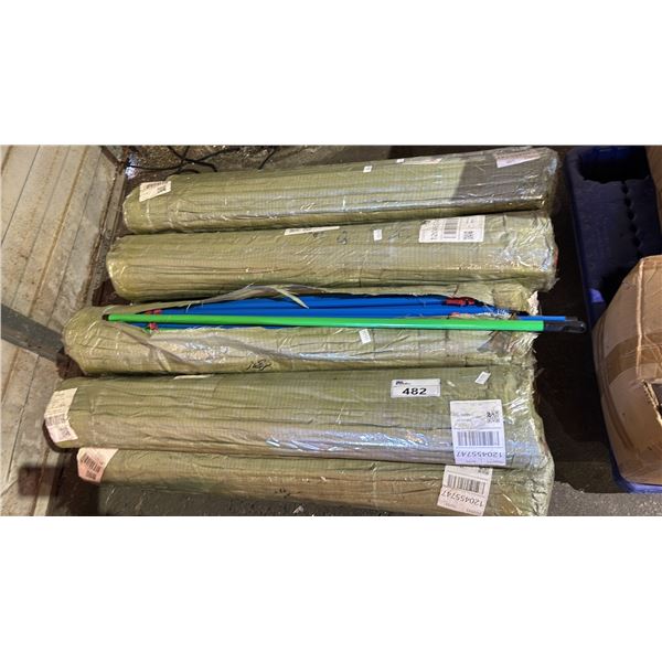 PALLET OF ASSTD. METAL BROOM HANDLES
