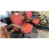 Image 4 : PAIR OF UPHOLSTERED TASK CHAIRS