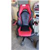 Image 1 : RED & BLACK ERGONOMIC GAMING CHAIRS WITH FLIP UP ARMS
