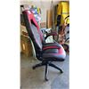 Image 2 : RED & BLACK ERGONOMIC GAMING CHAIRS WITH FLIP UP ARMS