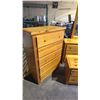 Image 2 : 4-PC BEDROOM SUITE INCLUDING;TALLBOY DRESSER, LOWBOY DRESSER WITH MIRROR & (2) NIGHTSTANDS