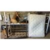 Image 1 : METAL QUEEN SIZE BED FRAME WITH MATTRESS