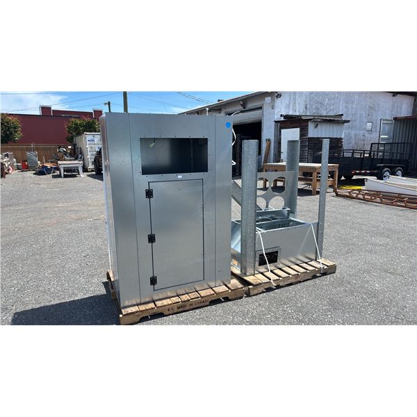 2 PALLETS OF DUST COLLECTOR HOUSING PARTS