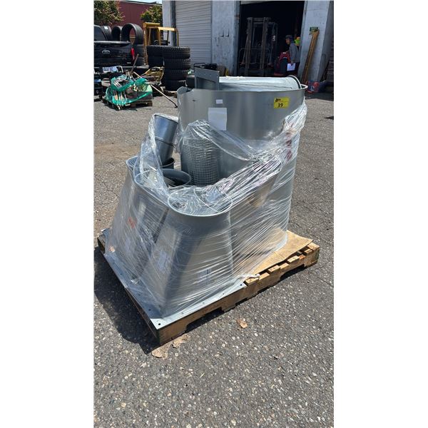 PALLET OF ASSORTED NORDFAB PARTS