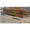 Image 2 : BUNDLE OF ASSORTED LENGTH AND WIDTH NOTCHED/FITTED DOUGLAS FIR LAMINATE WOOD UP TO 17.5' LONG
