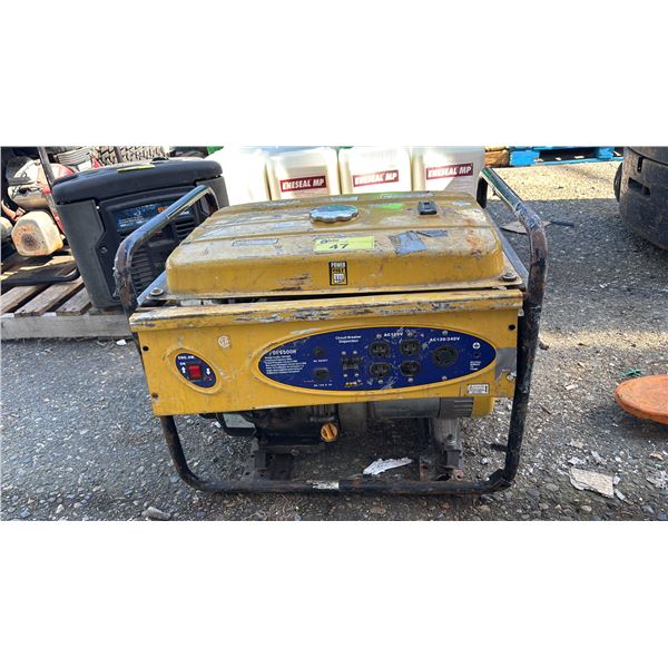 POWER FIST DF6500H PORTABLE GAS GENERATOR
