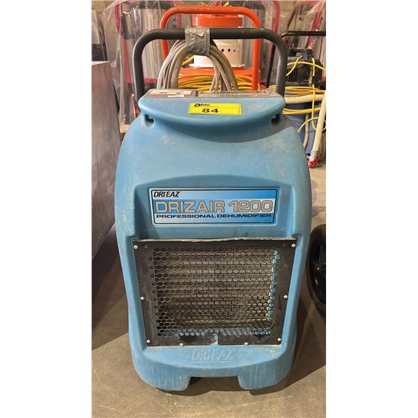 DRIEAZ DRIZAIR 1200 PORTABLE PROFESSIONAL DEHUMIDIFIER