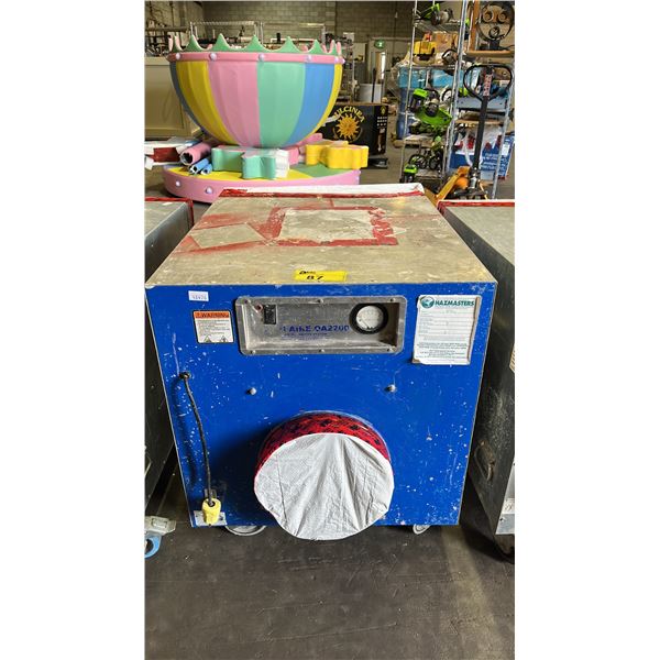 OMNITECH NEGATIVE AIR MACHINE OA2200