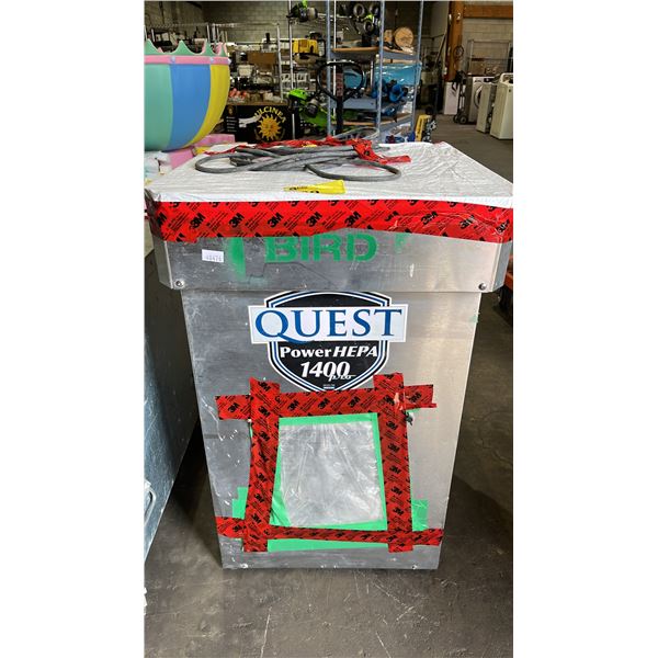 QUEST POWER HEPA 1400 PRO AIR PURIFIER
