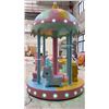 Image 1 : *NEW - READY TO ASSEMBLE* KIDS RIDABLE CAROUSEL WITH LIGHTS