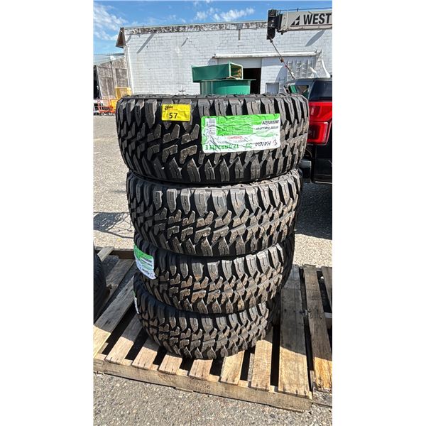 *NEW* SET OF 4 HAIDA MUD CHAMP HD868 35X12.50424LT E TIRES