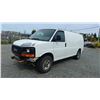 Image 2 : 2008 GMC SAVANA, 3DR CARGO VAN, WHITE, VIN 1GTHG35K581153215,