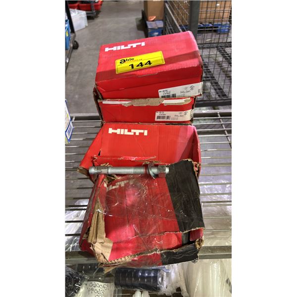 (5) BOXES OF HILTI KWIK BOLT KB-TZ2 EXPANSION ANCHORS