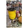 Image 2 : SHELF OF GORE GASKET TAP, SPOOL OF YELLOW ROPE, BOX OF PUTTY TAPE & FOAM TAPE, & MORE
