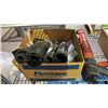 Image 2 : HILTI MANUAL ADHESIVE DISPENSER WITH ACCESSORIES (2) BOXES OF HEXAGON MOSAIC TILES & MORE