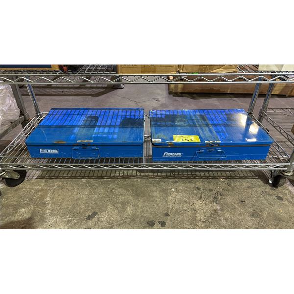 (2) METAL BOXES OF ASSORTED BOLTS