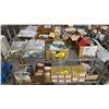 Image 1 : SHELF OF ASSTD. SCREWS, NUTS, WASHERS, BOLTS, "DO NOT ENTER" TAPE, DUCT TAPE & MORE