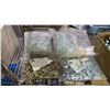 Image 2 : SHELF OF ASSTD. SCREWS, NUTS, WASHERS, BOLTS, "DO NOT ENTER" TAPE, DUCT TAPE & MORE