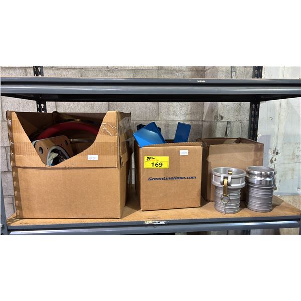 SHELF OF VACUUM HOSES & CONNECTORS