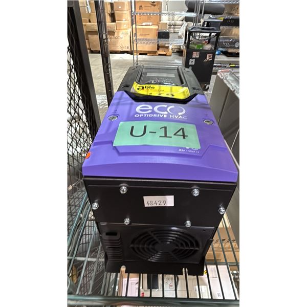 INVERTEK HVAC ECO 480V 30A VARIABLE FREQUENCY DRIVE: MODEL ODV-3-440300-3F1N-TN