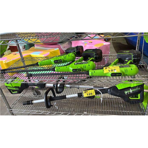 (3) POWERALL 24V CORDLESS PRESSURE WASHERS *WANDS ONLY/NO CHARGERS/WORKING CONDITION UNKNOWN/MAY BE