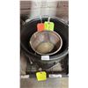 Image 3 : SHELF OF VINTAGE BUCKETS, METAL WIRE, HARD HATS & MORE