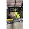 Image 4 : SHELF OF VINTAGE BUCKETS, METAL WIRE, HARD HATS & MORE