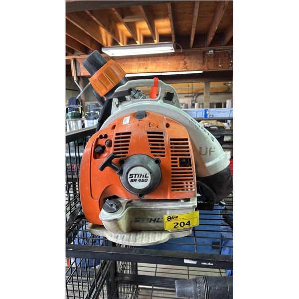 STIHL BR 450 GAS POWERED BACKPACK BLOWER