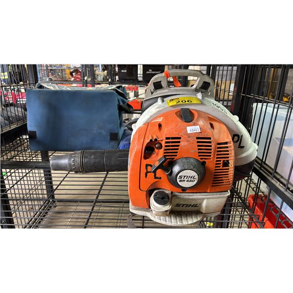 STIHL BR 450 GAS POWERED BACKPACK BLOWER