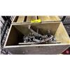 Image 2 : WOOD TOOL BOX & CONTENTS