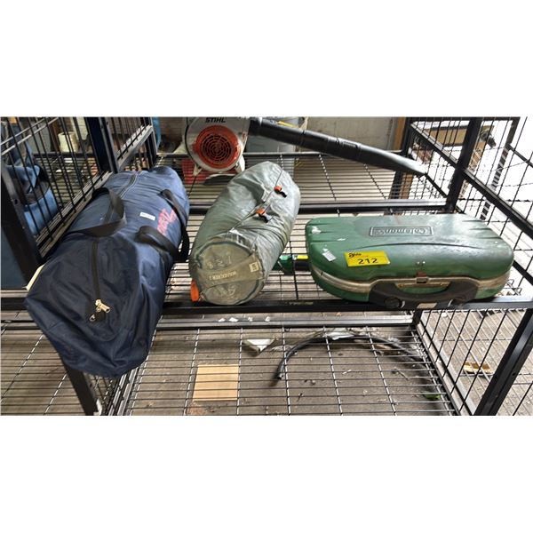 COLEMAN PROPANE STOVE *LID HINGE IS BROKEN*, WANDERER 2-MAN TENT & SPORTZ TRUCK TENT