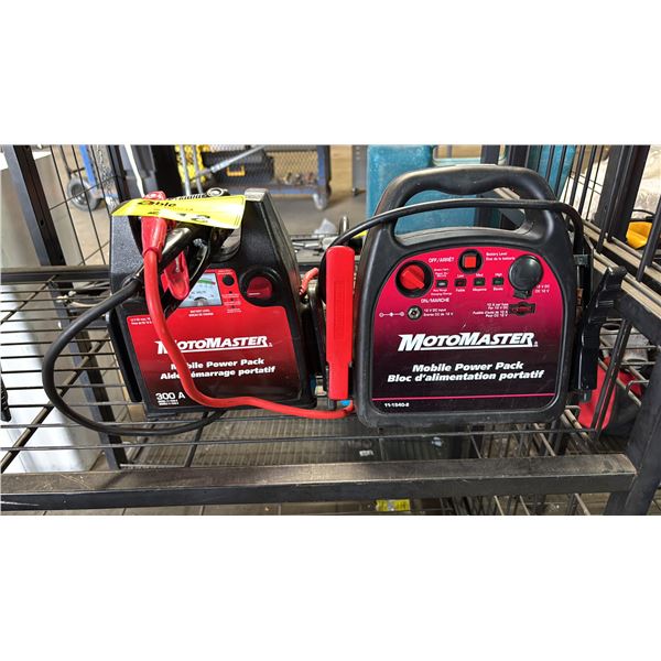 (2) MOTOMASTER MOBILE POWER PACKS