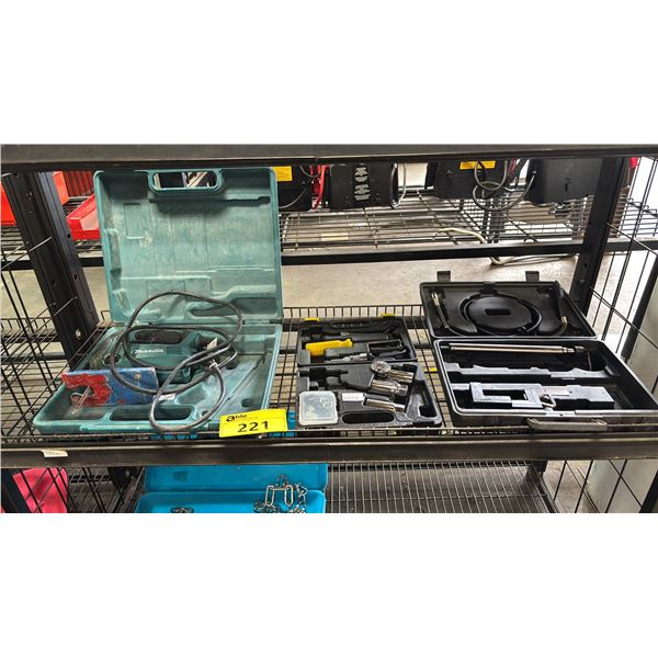 MAKITA JIG SAW, HURRICANE SPARK PLUG MAINTENANCE TOOL SET & ROTARY TOOL SET
