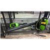 Image 1 : GREENWORKS PRO CORDLESS PACKBACK BLOWER & GREENWORKS PRO CORDLESS WEED EATER *NO BATTERIES/NO