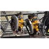 Image 3 : SCHUMACKER BATTERY CHARGER, (2) DEWALT CIRCULAR SAWS, MILWAUKEE COMPACT SITE LIGHT (NO UPPER LENS &