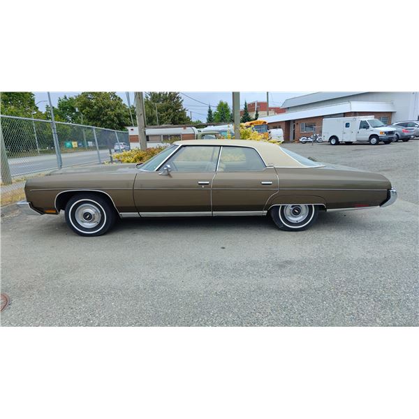 1973 CHEVROLET CAPRICE, CLASSIC, 4 DOOR SEDAN, BROWN, VIN 1N39R31172914,