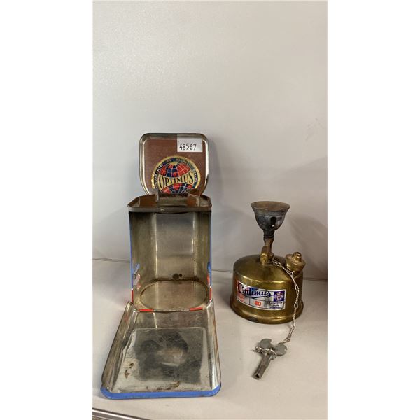 OPTIMUS 80 VINTAGE SINGLE BURNER CAMP STOVE - MADE IN SWEDEN