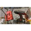Image 2 : SNAP-ON CORDLESS DRILL WITH BATTERY & CHARGER & B&D DRILL/DRIVER & COMPACT DRIVER