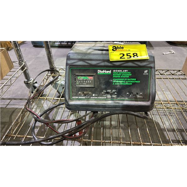 DIEHARD 10/2/60 AMP AUTOMATIC BATTERY CHARGER & ENGINE STARTER