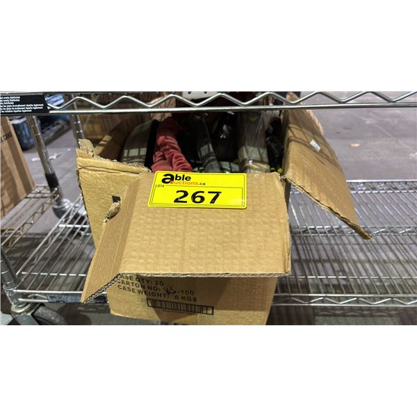 BOX OF SAFETY HARNESSES & SAFETY STRAPS